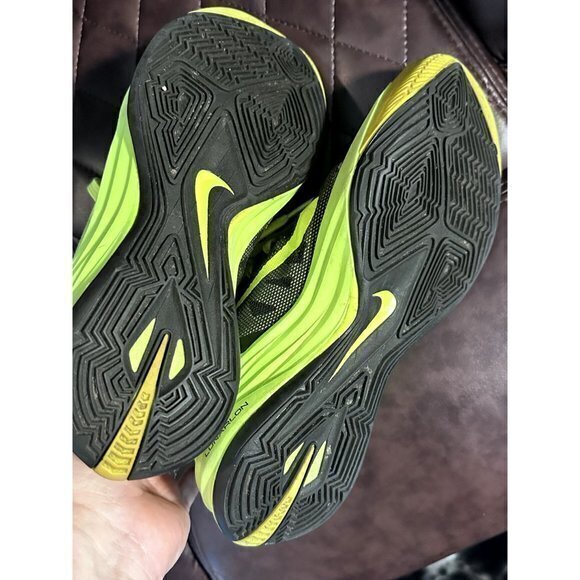 NIKE MENS HYPERDUNK‎ VOLT 2014 - 653640-700 - SZ (8) EUC AND GENTLY WORN - Picture 4 of 5